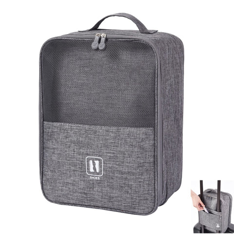 Cyan Portable Travel Shoe Bag