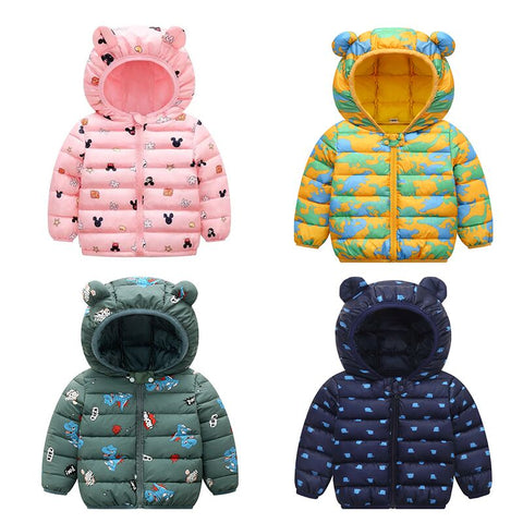 Autumn Winter Baby Kids Solid Outerwear