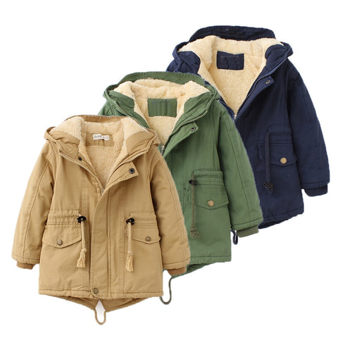 Chaquetas de invierno para niños al aire libre