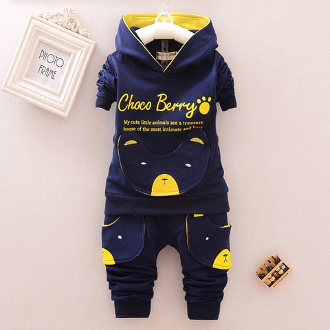 Baby Cotton Hoodies Pants 2pcs Sets