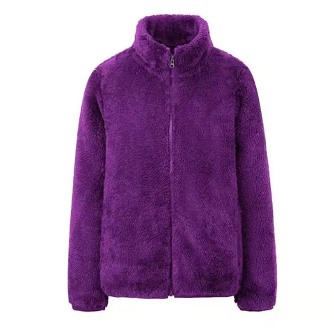 Women's Warm Slim Polar Fleece Coat