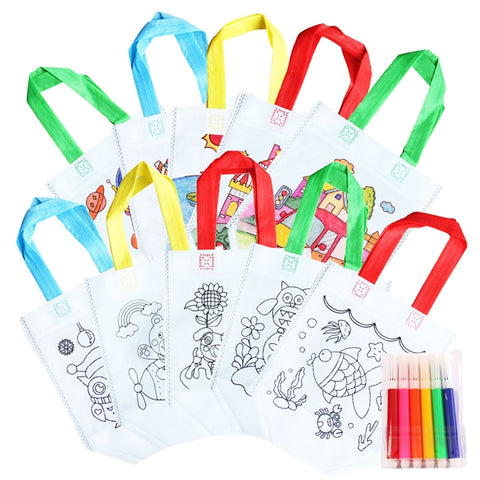 Toy Storage Eco Non-Woven Fabric Shopping Bags