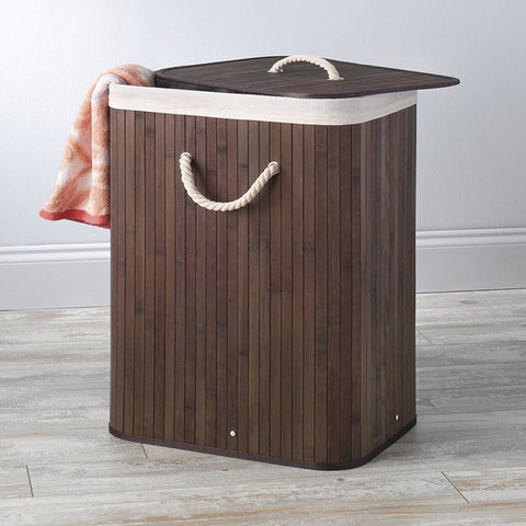 Foldable Bamboo Household Storage Basket